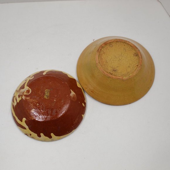 Vintage Terra Cotta Bowls Small As-Is (2) - Picture 6 of 6